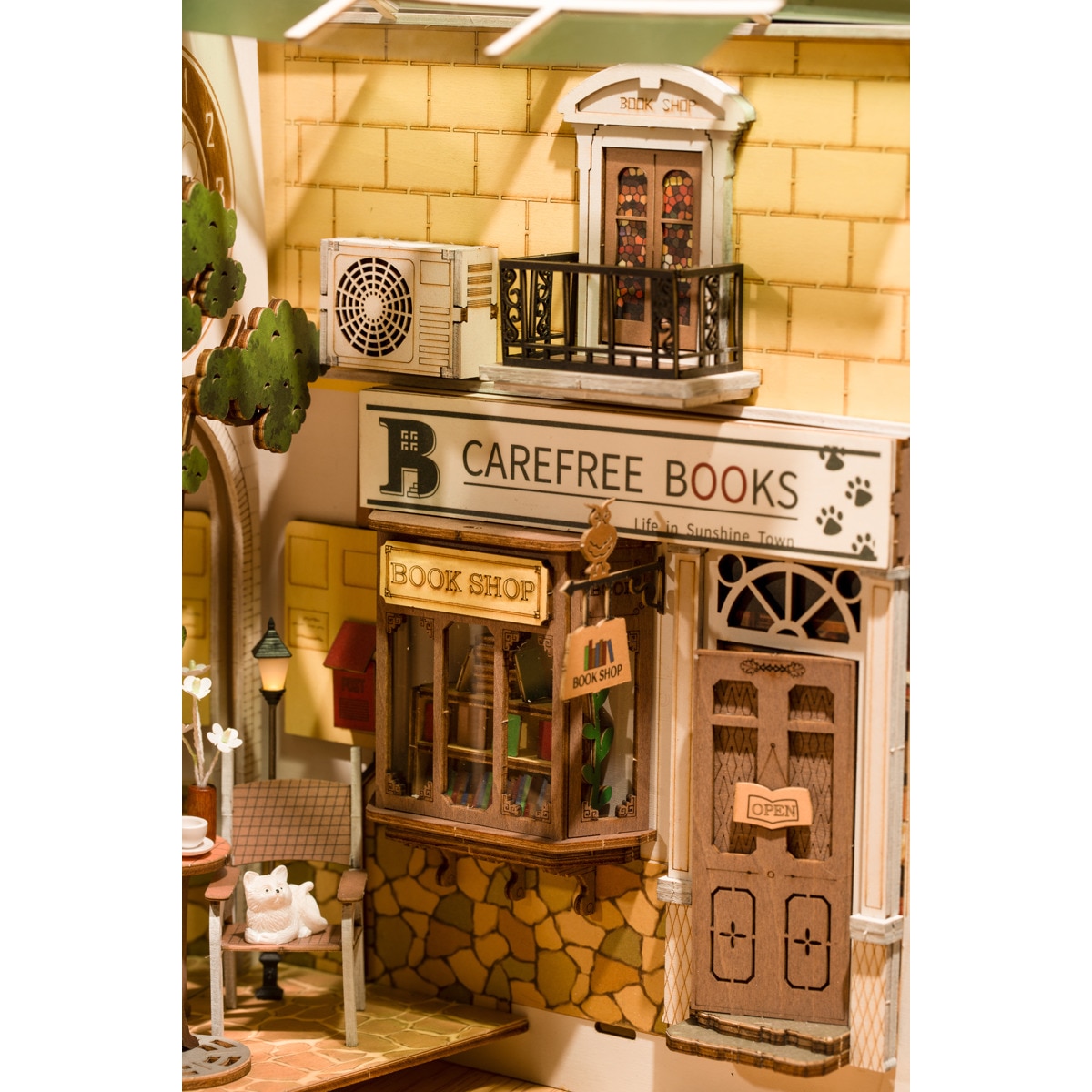 Maquete de Base para Livros Rolife Sunshine Town 4