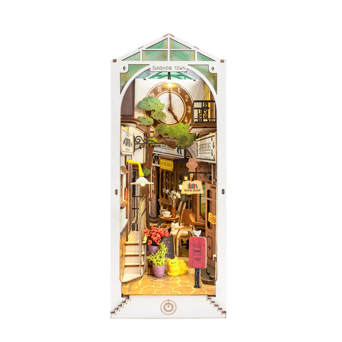 Maquete de Base para Livros Rolife Sunshine Town 1