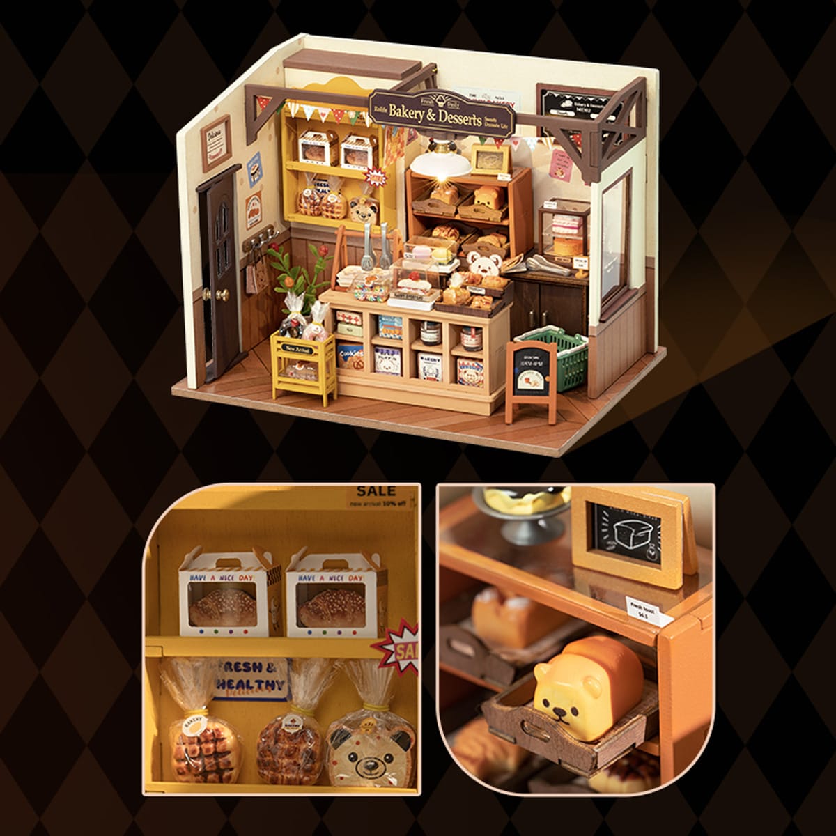 Maquete de Casa em Miniatura Rolife Becka´s Baking House 6