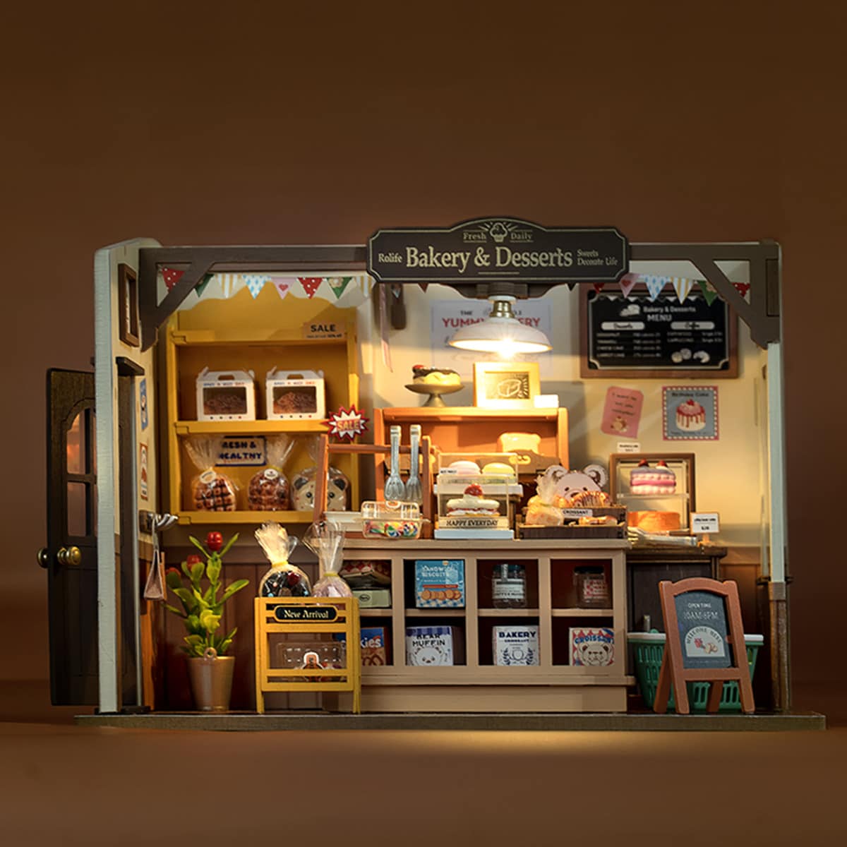 Maquete de Casa em Miniatura Rolife Becka´s Baking House 3