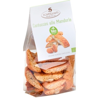 Bolachas de Amêndoa Cantuccini alle Mandorle Biológicas embalagem 150 g - Scapigliati