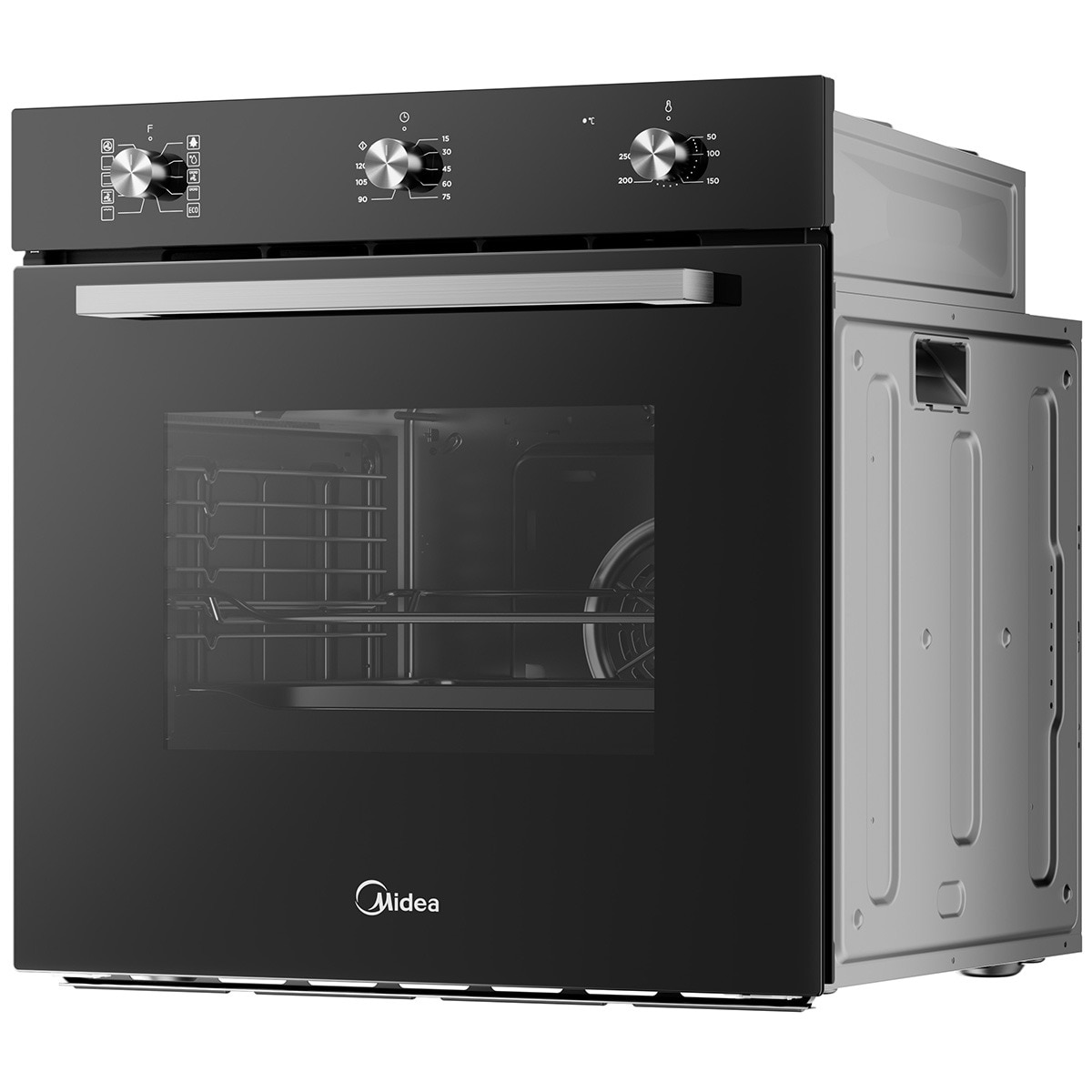 Forno Multifunções Midea MBON5M90M5-BK com 9 Funções e de 70 Litros - Inox Preto-5