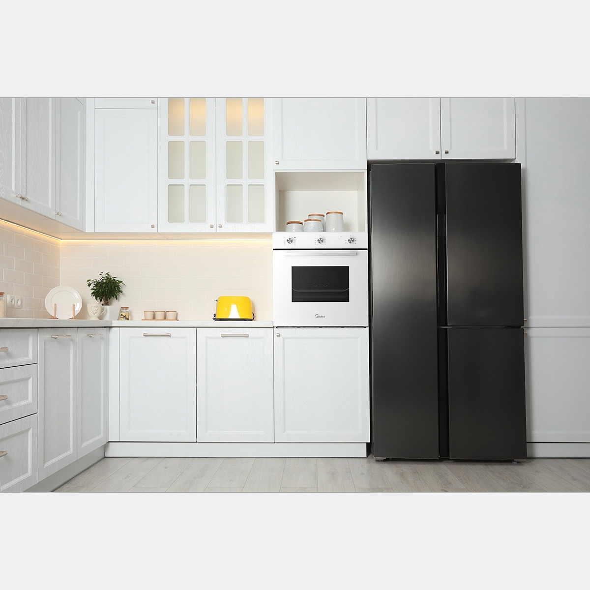 Horno multifunción Midea con 9 funciones - MBON5M90M5-WH Blanco-4
