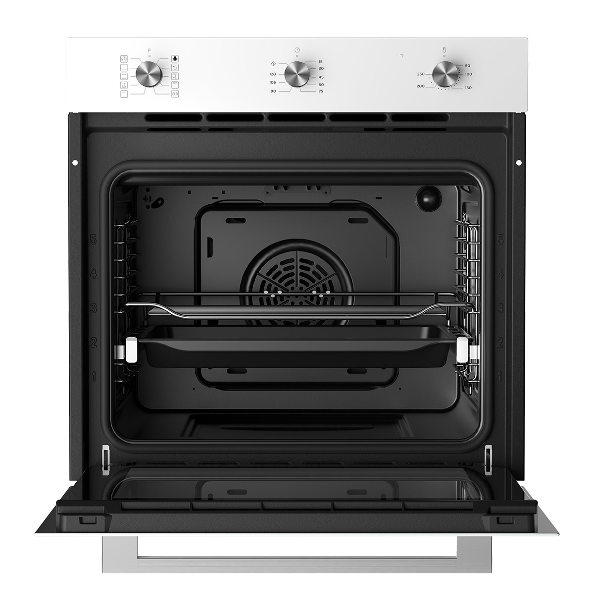 Horno multifunción Midea con 9 funciones - MBON5M90M5-WH Blanco-2