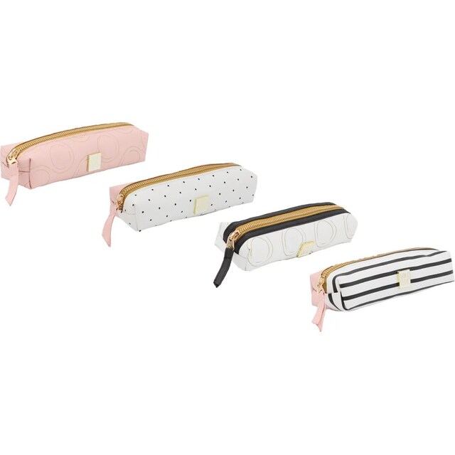 Imagem 0 de Estojo quadrado para lápis UNIQUE 106640 sortido 3,5x21x6,5cm Ancor