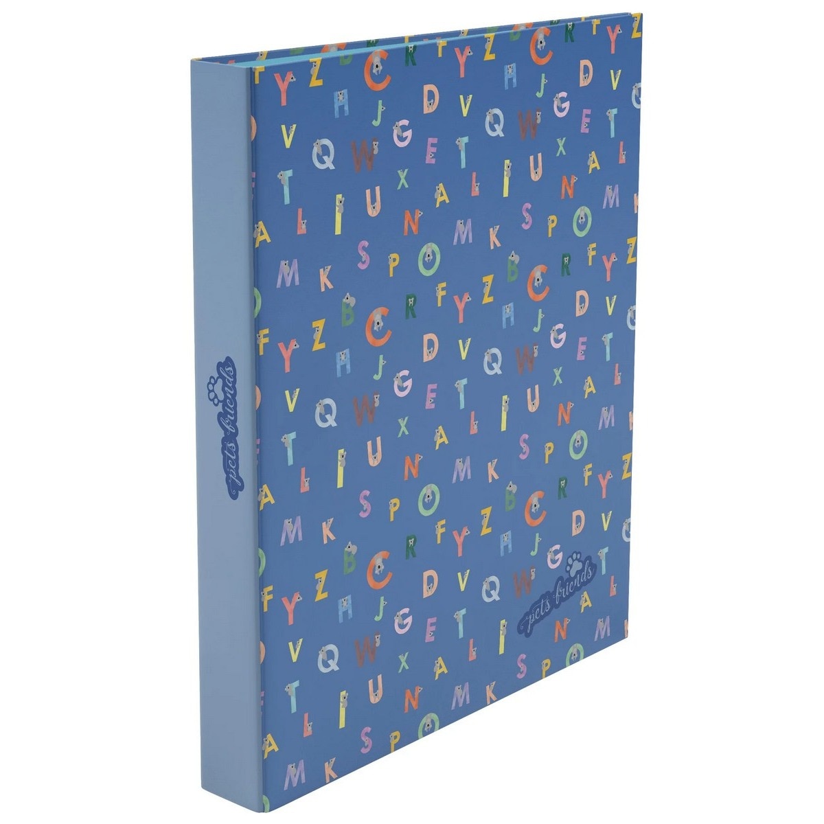 Capa A4 2 Argolas Lombada Estreita School Time Boy Ambar 2