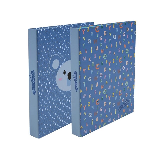 Imagem 0 de Capa A4 2 Argolas Lombada Estreita School Time Boy Ambar