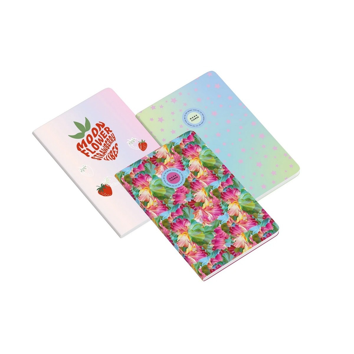 Imagem 0 de Caderno Agrafado A5 48F 90G Teen Moonflower Pautado 24 Ambar