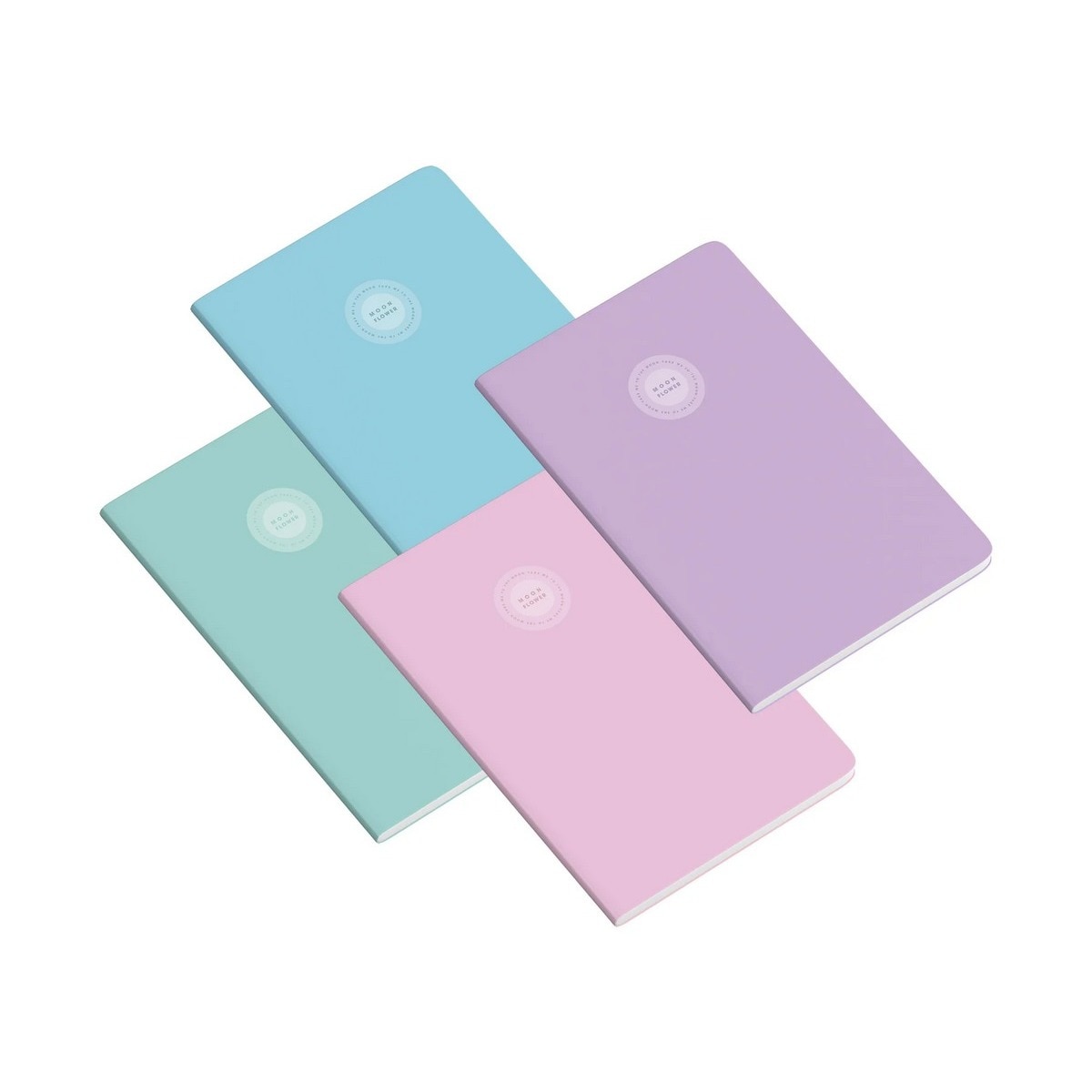 Imagem 0 de Caderno Agrafado PP A4 48F 90G Campus MoonFlower Quadriculado 24 Ambar