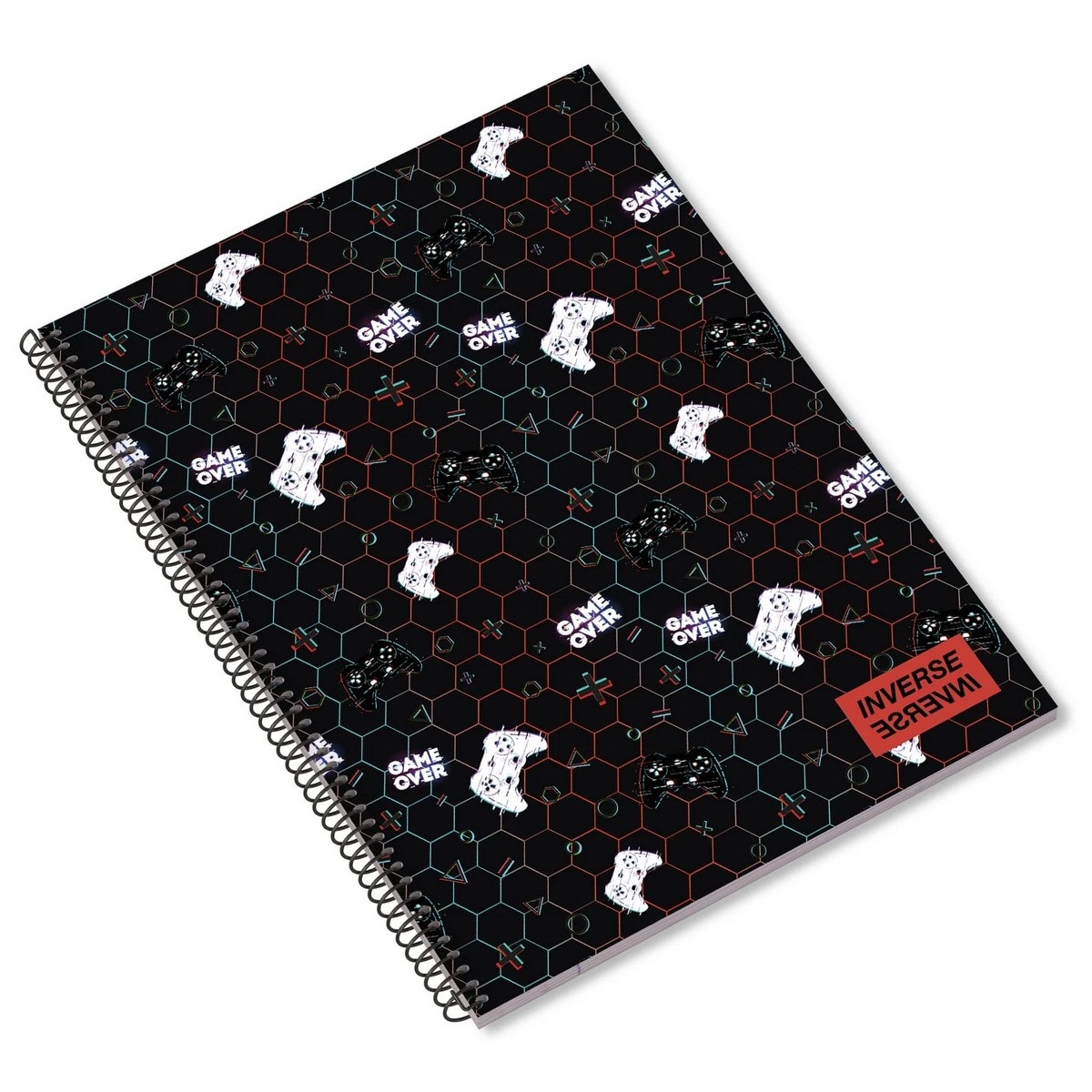 Caderno Espiral A4 80F Teen Inverse Quadriculado 24 Ambar 4