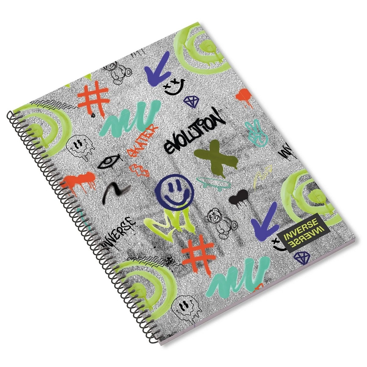 Caderno Espiral A4 80F Teen Inverse Quadriculado 24 Ambar 3