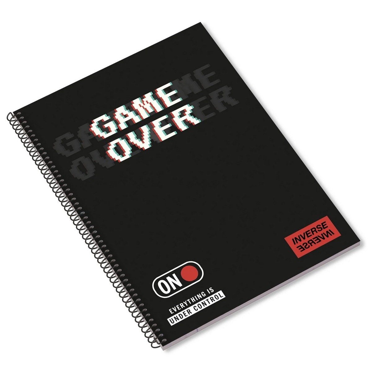 Caderno Espiral A4 80F Teen Inverse Quadriculado 24 Ambar 1