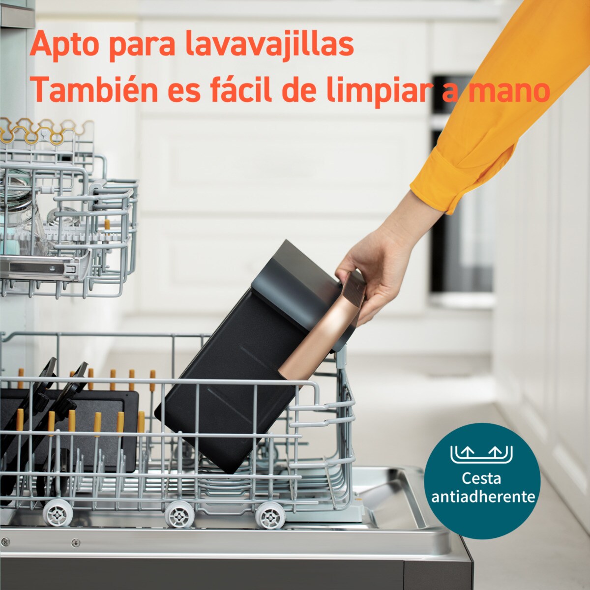 Fritadeira  Air Fryer Cososri Dual Blaze TwinFry? Chef Edition KOSP0027EUN sem Óleo de 10 Litros - Preto Preto-10