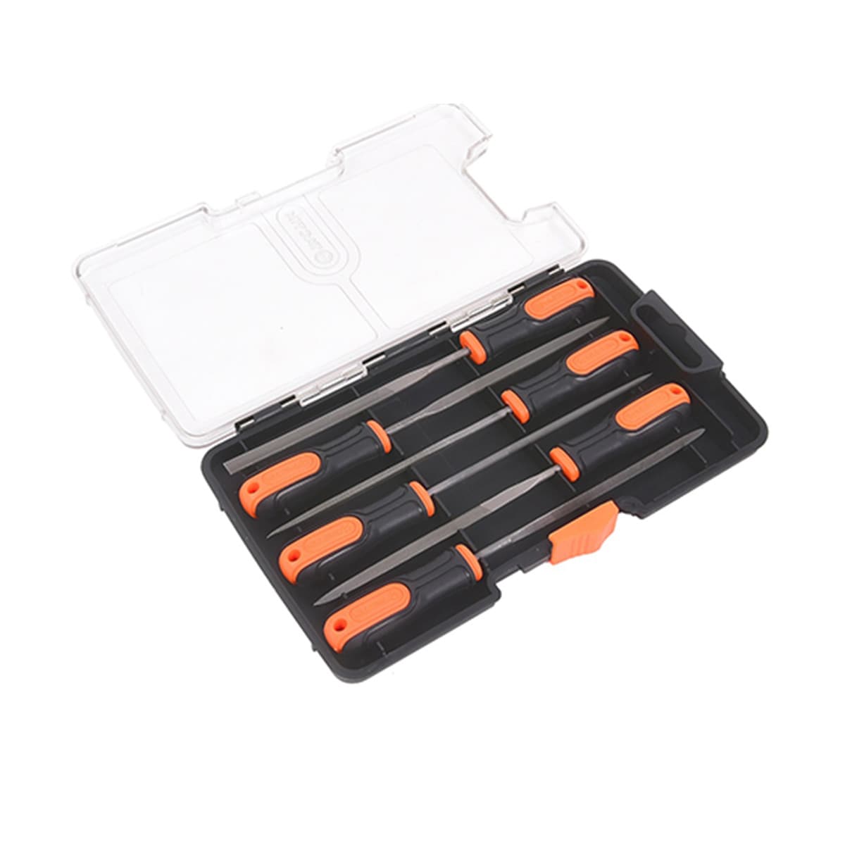 Juego 6 Mini Limas Precisión Naranja / Negro-1