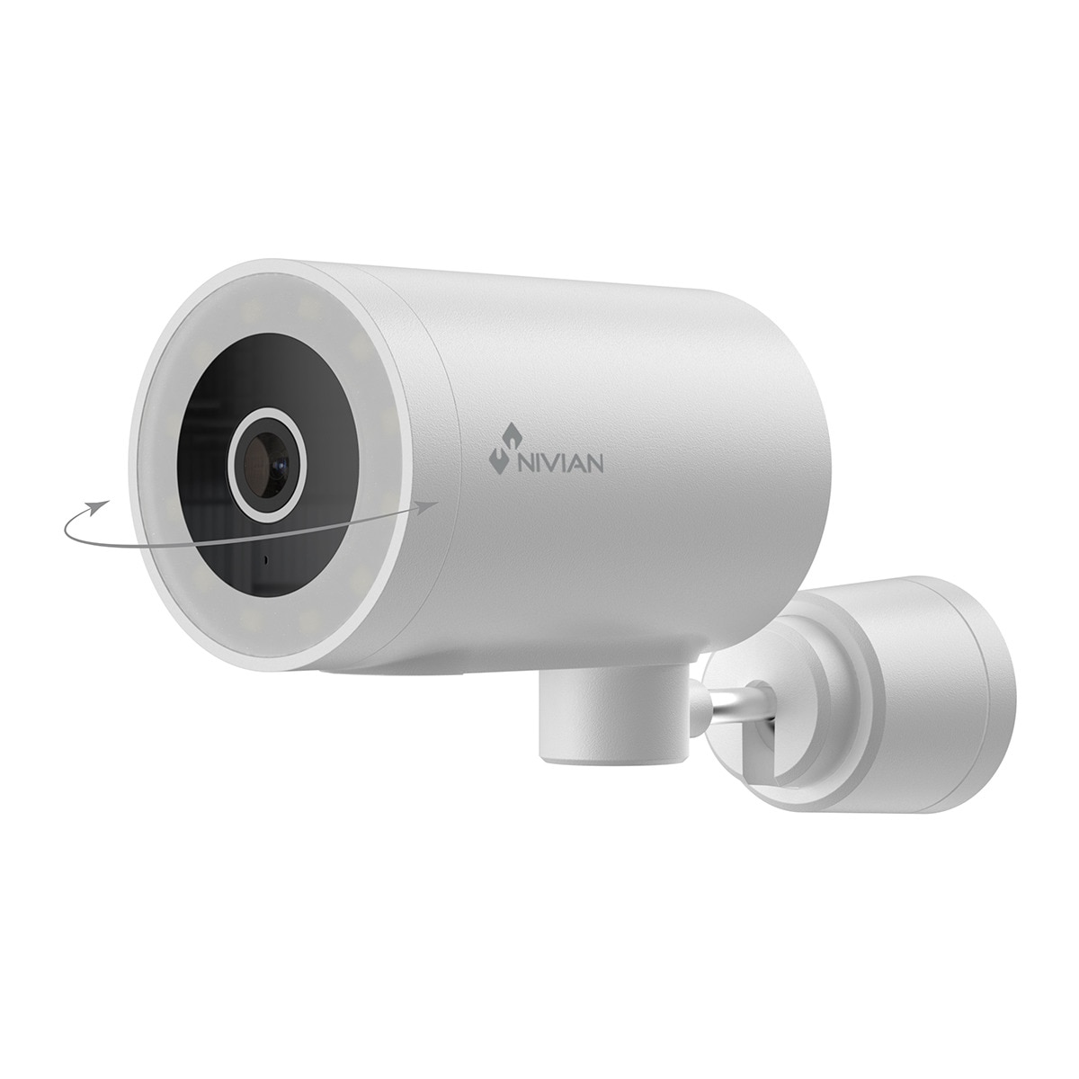 Imagen 0 de Cámara de vigilancia exterior Nivian IPC-0H3-L Motorizada, WiFi, Half 4K, Detección Humana AI y Autotracking