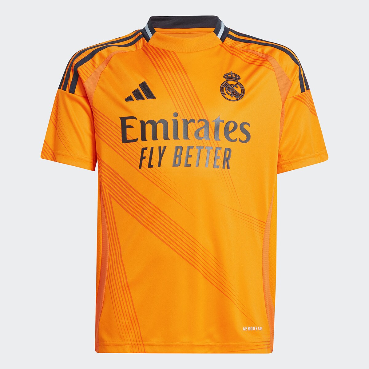 T-shirt de Criança 2.º Equipamento Real Madrid 24/25 Laranja-6