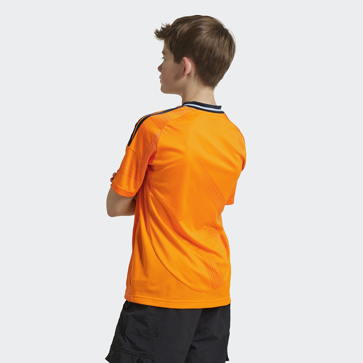 T-shirt de Criança 2.º Equipamento Real Madrid 24/25 Laranja-2