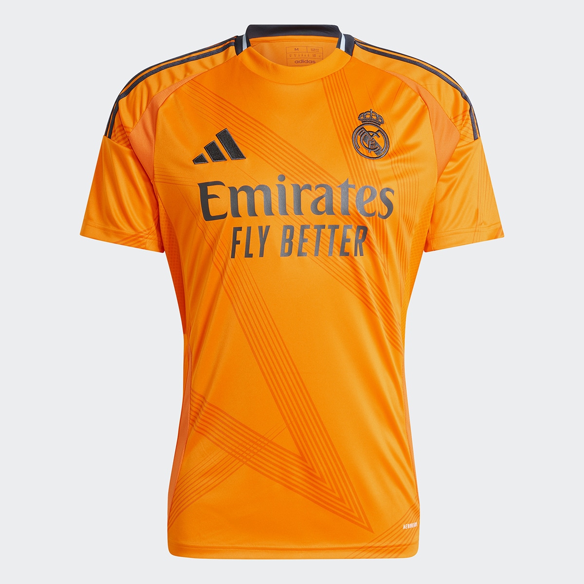 T-shirt de Homem 2.º Equipamento Real Madrid 24/25 Laranja-5