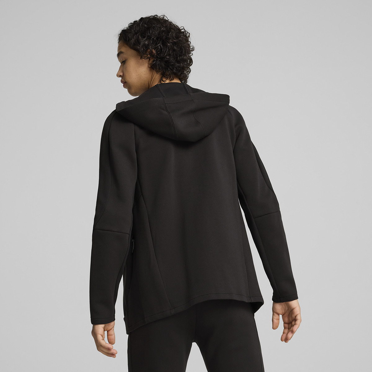Sweatshirt de Homem Evostripe Full-Zip Hoodie DK Preto-2