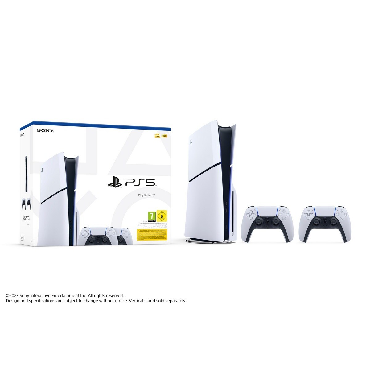 Pack PlayStation 5 + 2 Comandos Sem Fios DualSense 3