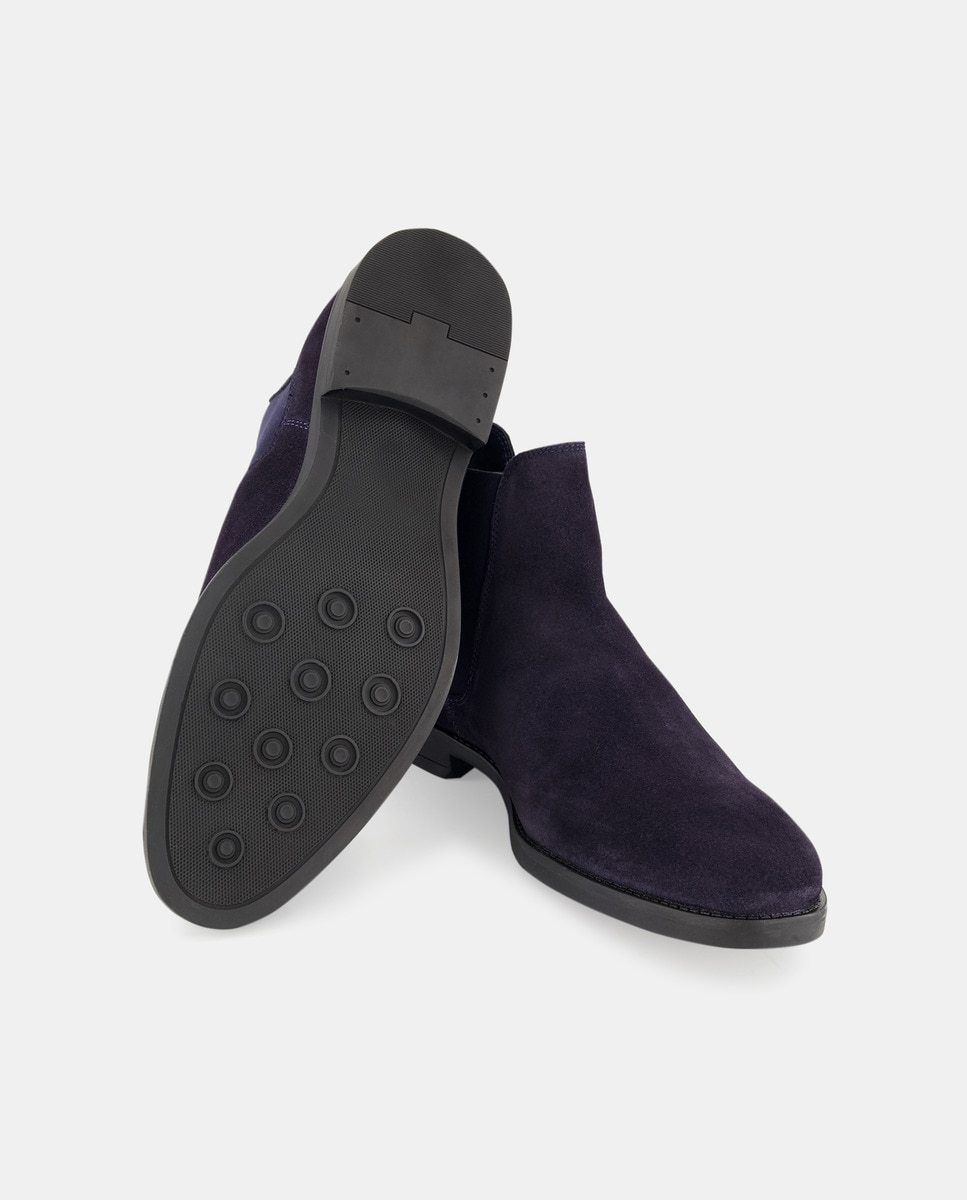 Botas Chelsea em Pele Preto-2