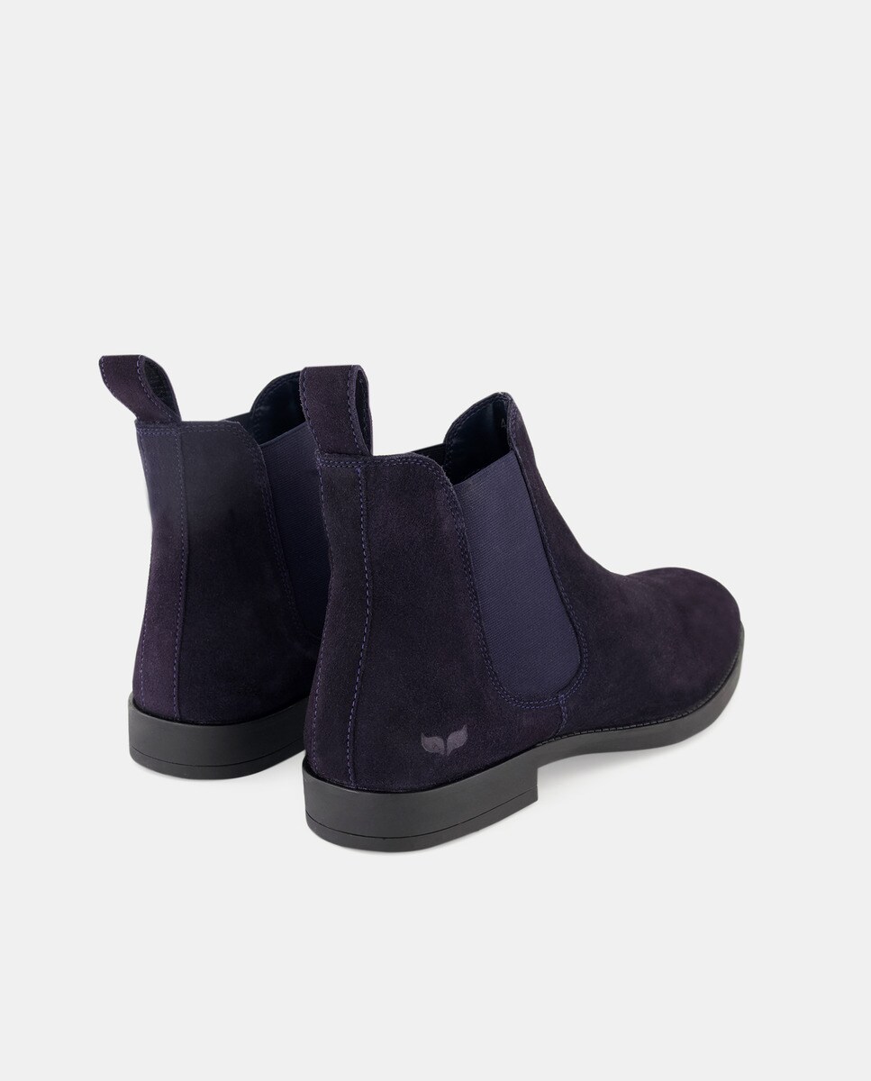 Botas Chelsea em Pele Preto-3