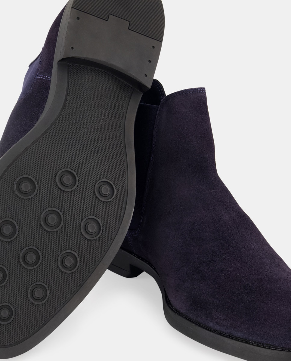 Botas Chelsea em Pele Preto-5