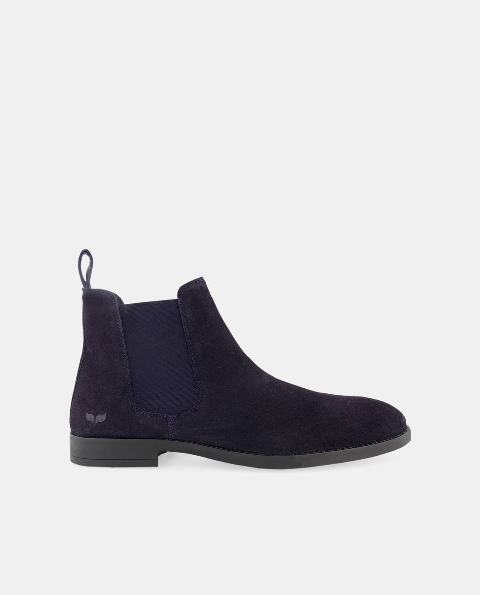 Botas Chelsea em Pele Preto-1