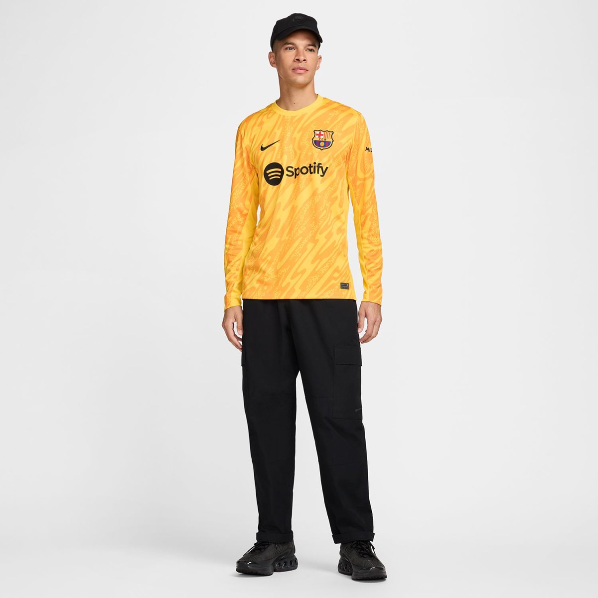 T-shirt de Guarda-Redes de Homem FC Barcelona 2024-2025 Stadium Amarelo-6