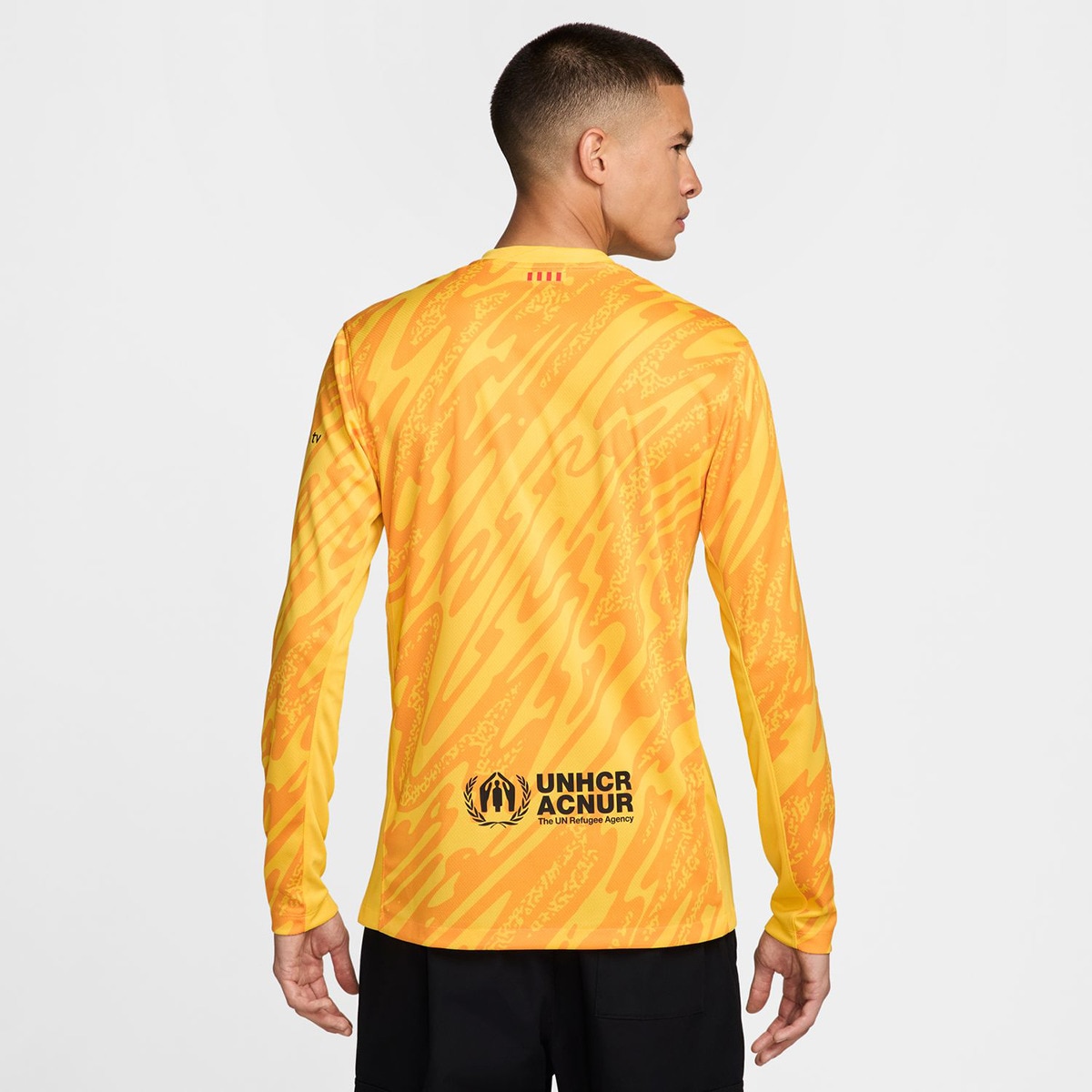 T-shirt de Guarda-Redes de Homem FC Barcelona 2024-2025 Stadium Amarelo-2