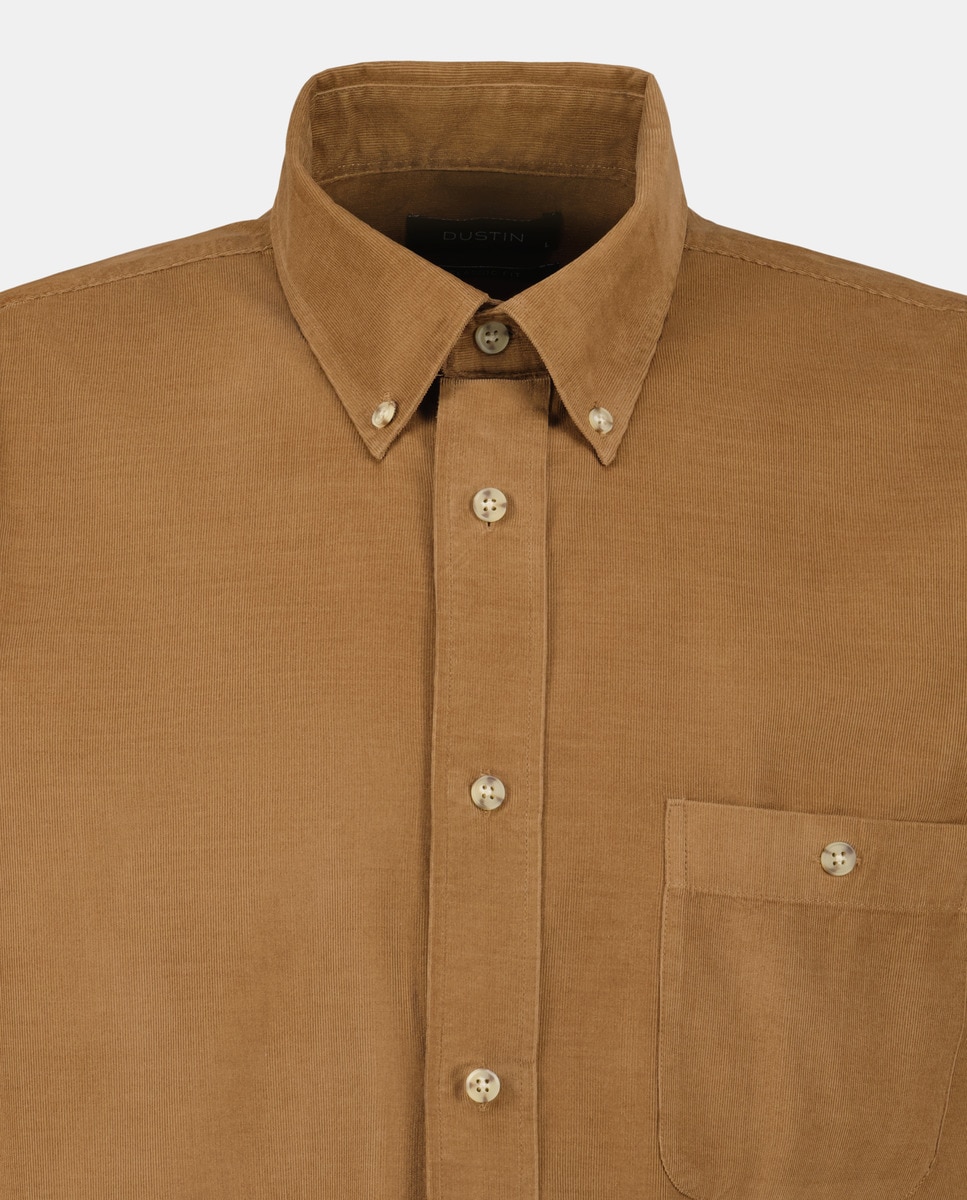 Camisa de Bombazina Camel-5