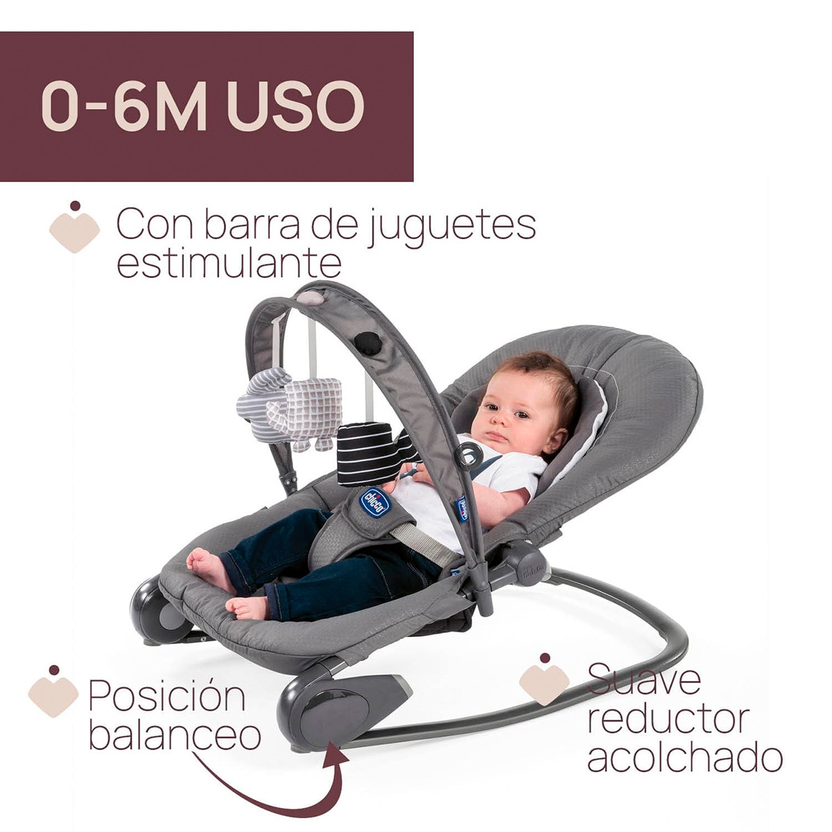 Espreguiçadeira Hooplà Cinzento-escuro-2