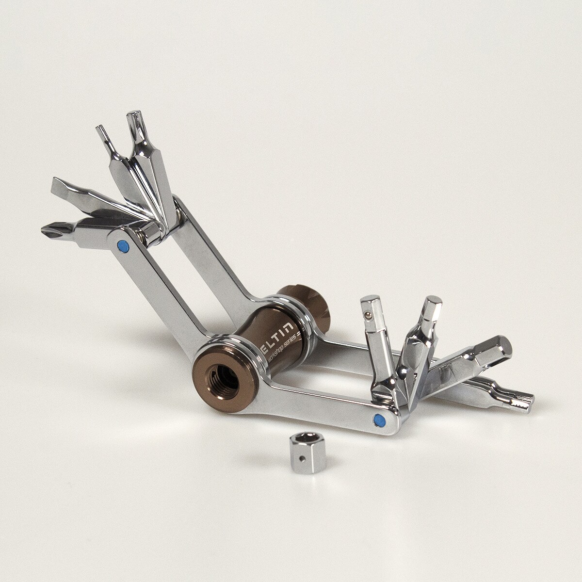 Multiferramenta para Bicicleta 10 em 1 CO2 Cinzento-3