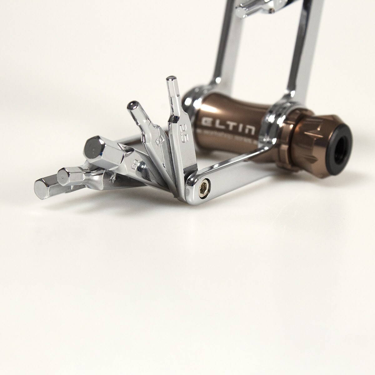 Multiferramenta para Bicicleta 10 em 1 CO2 Cinzento-2