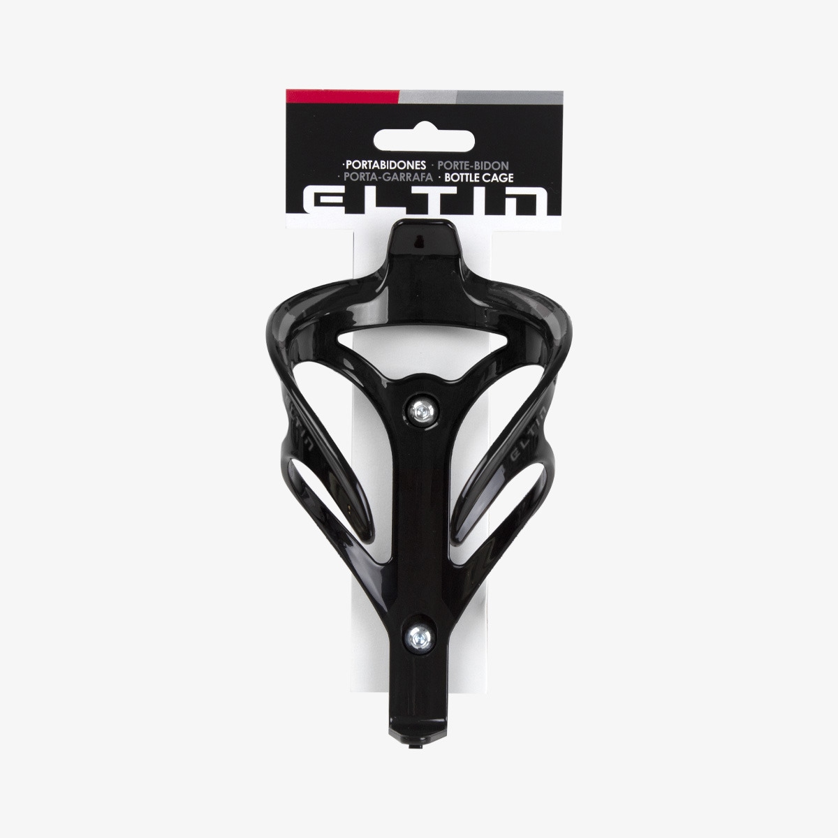 Porta-Bidon Nerve - Fibra Preto / Cinzento-2