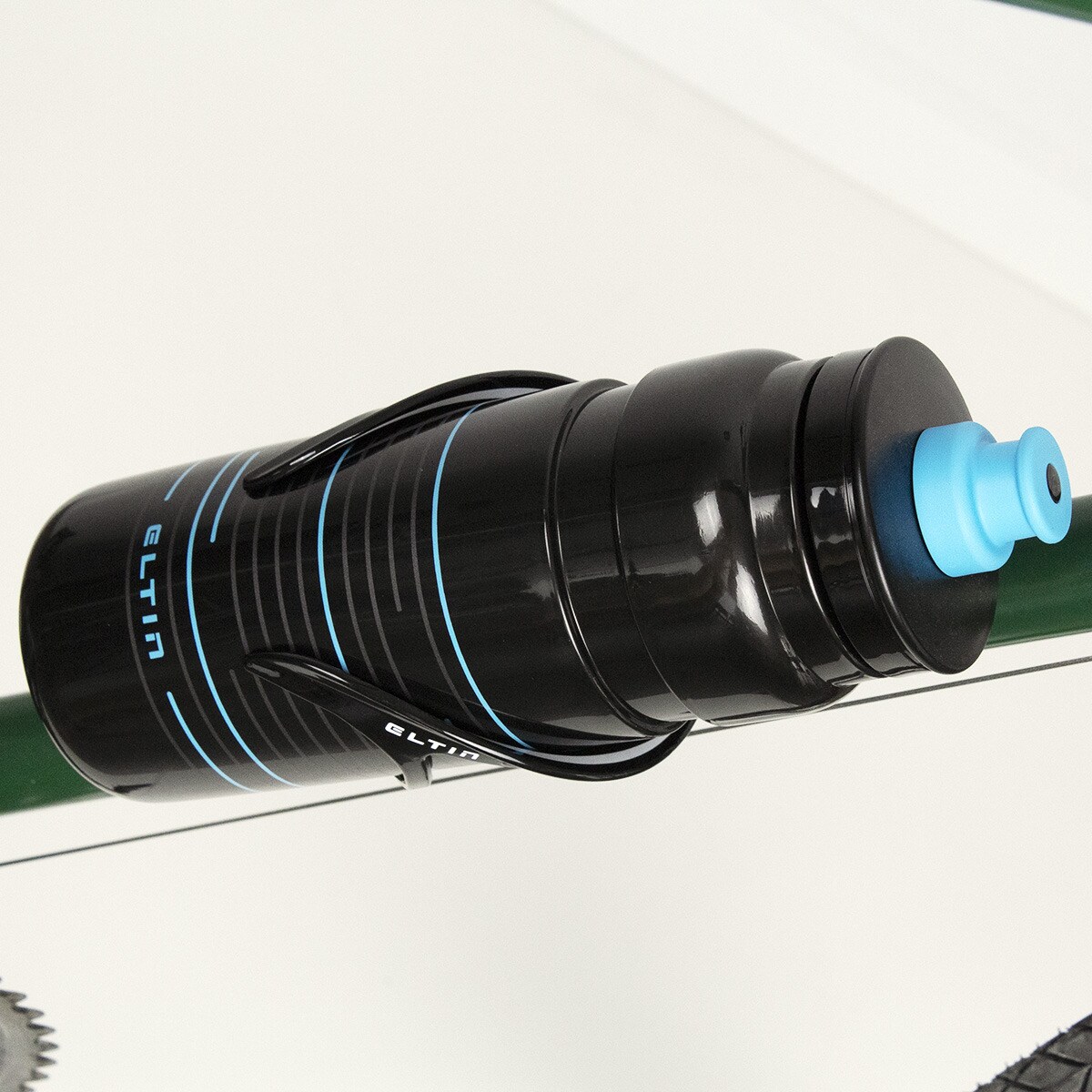 Porta-Bidon Nerve - Fibra Preto / Branco-3