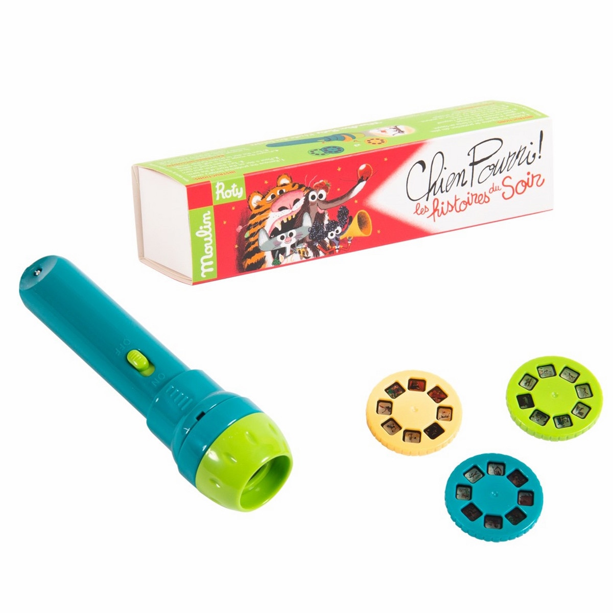 Imagem 0 de Lanterna de história do cão malcheiroso Moulin Roty vermelho