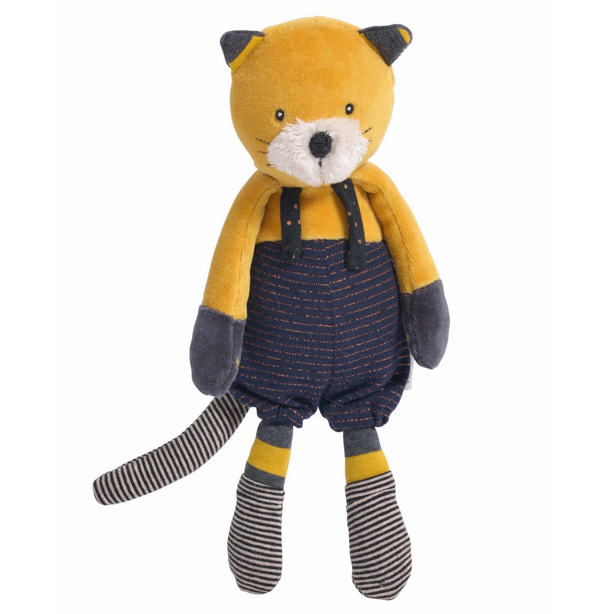 Gato Lulu Moustaches Moulin Roty boneco 1