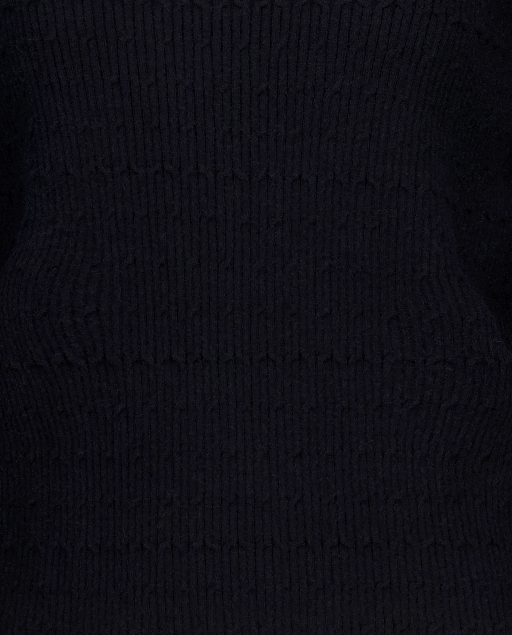 Camisola de Malha com Manga Comprida com Botões Preto-5