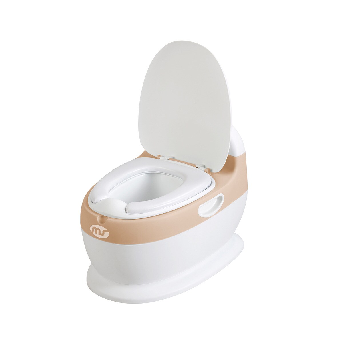 Orinal Baby Potty, 2-3 años, Con Sonido y asiento acolchado Beige-4