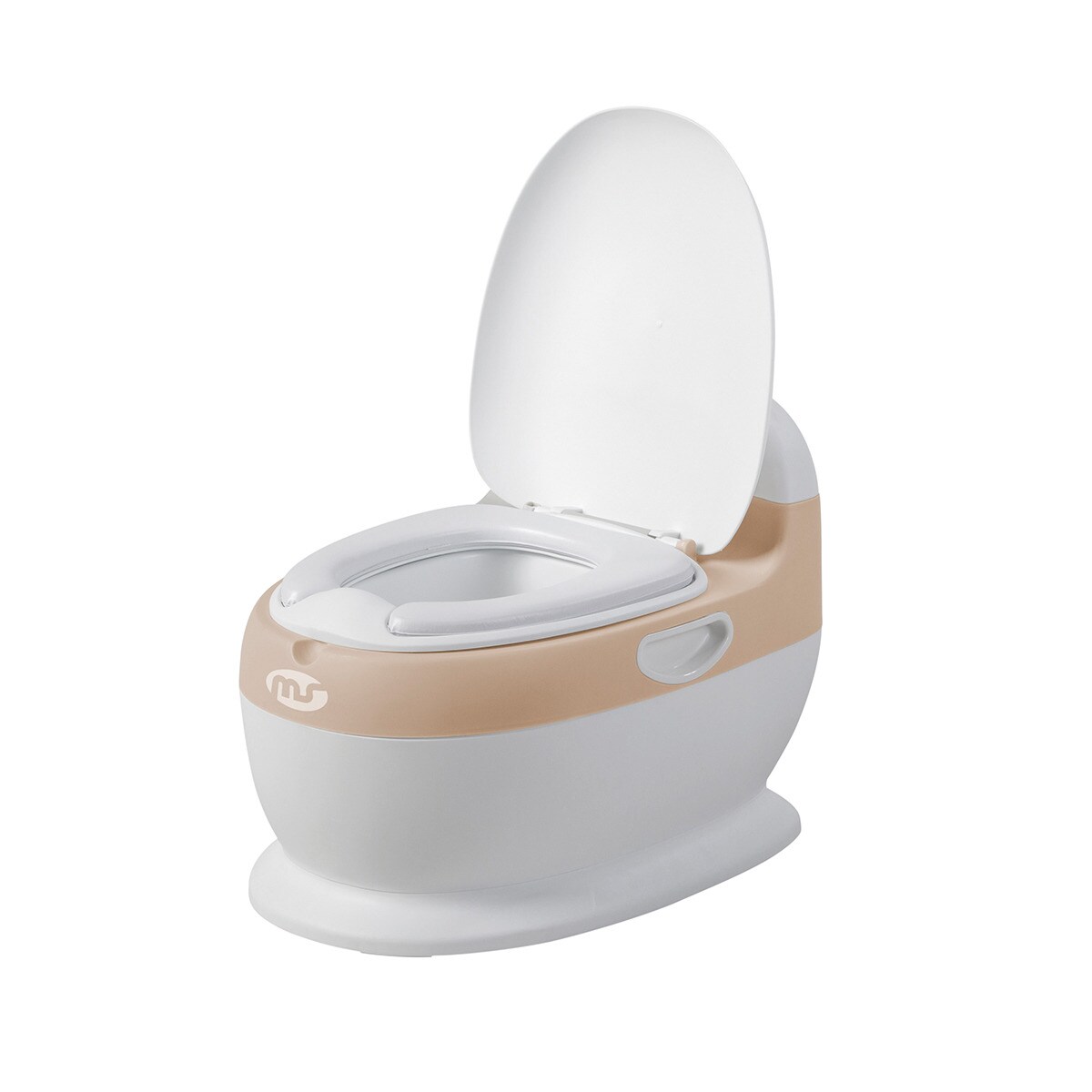 Orinal Baby Potty, 2-3 años, Con Sonido y asiento acolchado Beige-2