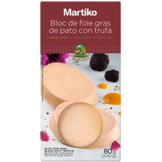 Bloco de Foie Gras de Pato com Trufa 2x40 g unidade 80 g - Martiko