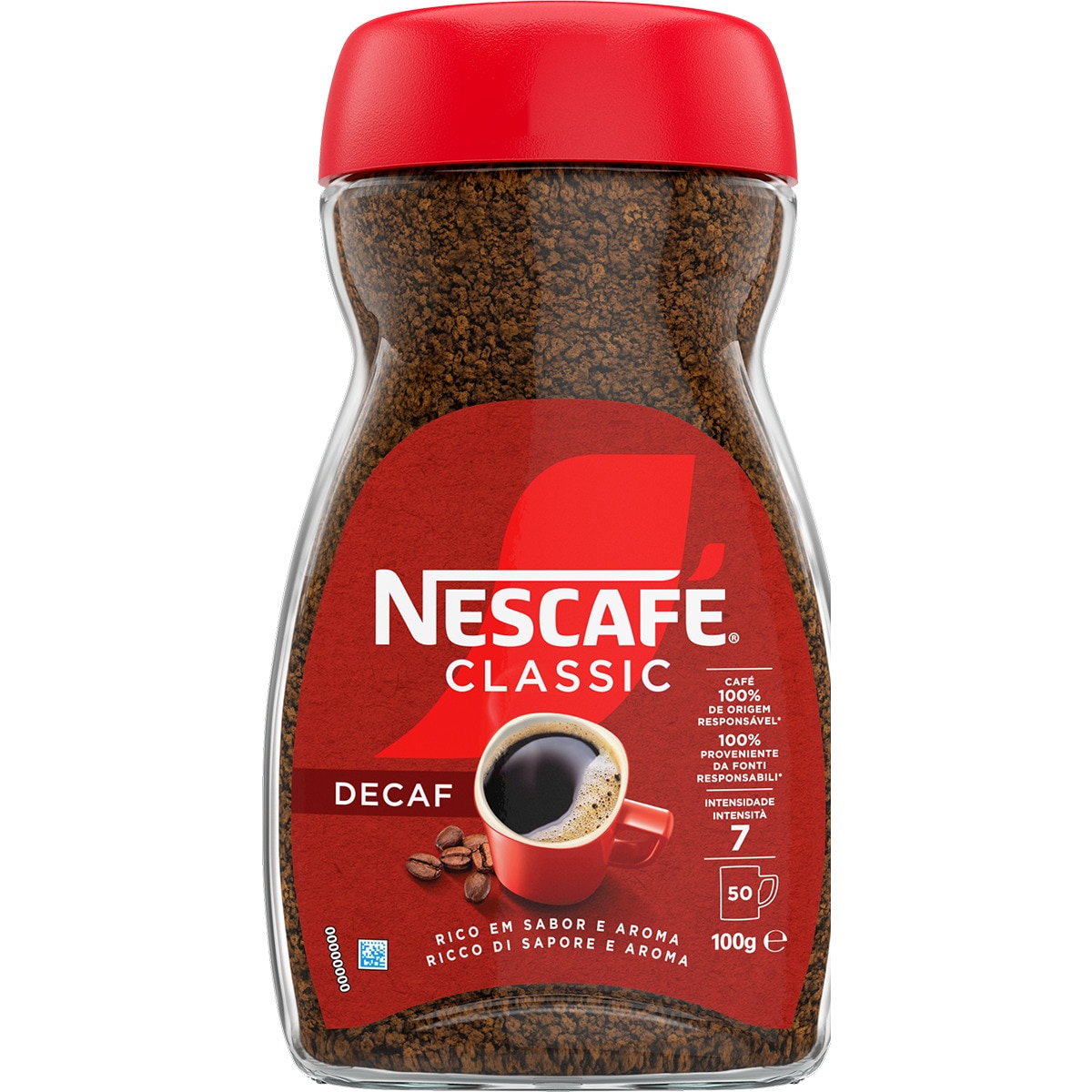 Café Solúvel Descafeinado frasco 100 g
