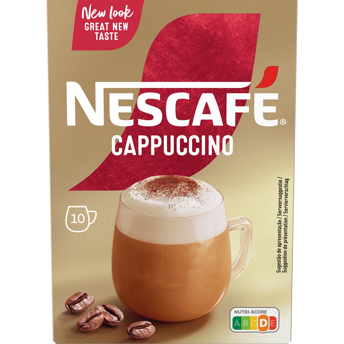 Cappuccino Café Solúvel 10 Saquetas embalagem 140 g