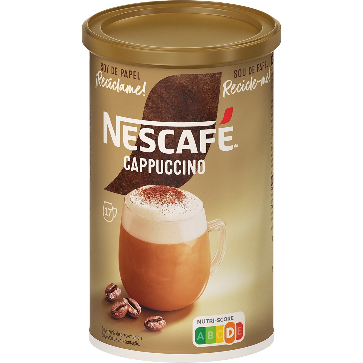 Café Solúvel Gold Cappuccino frasco 250 g