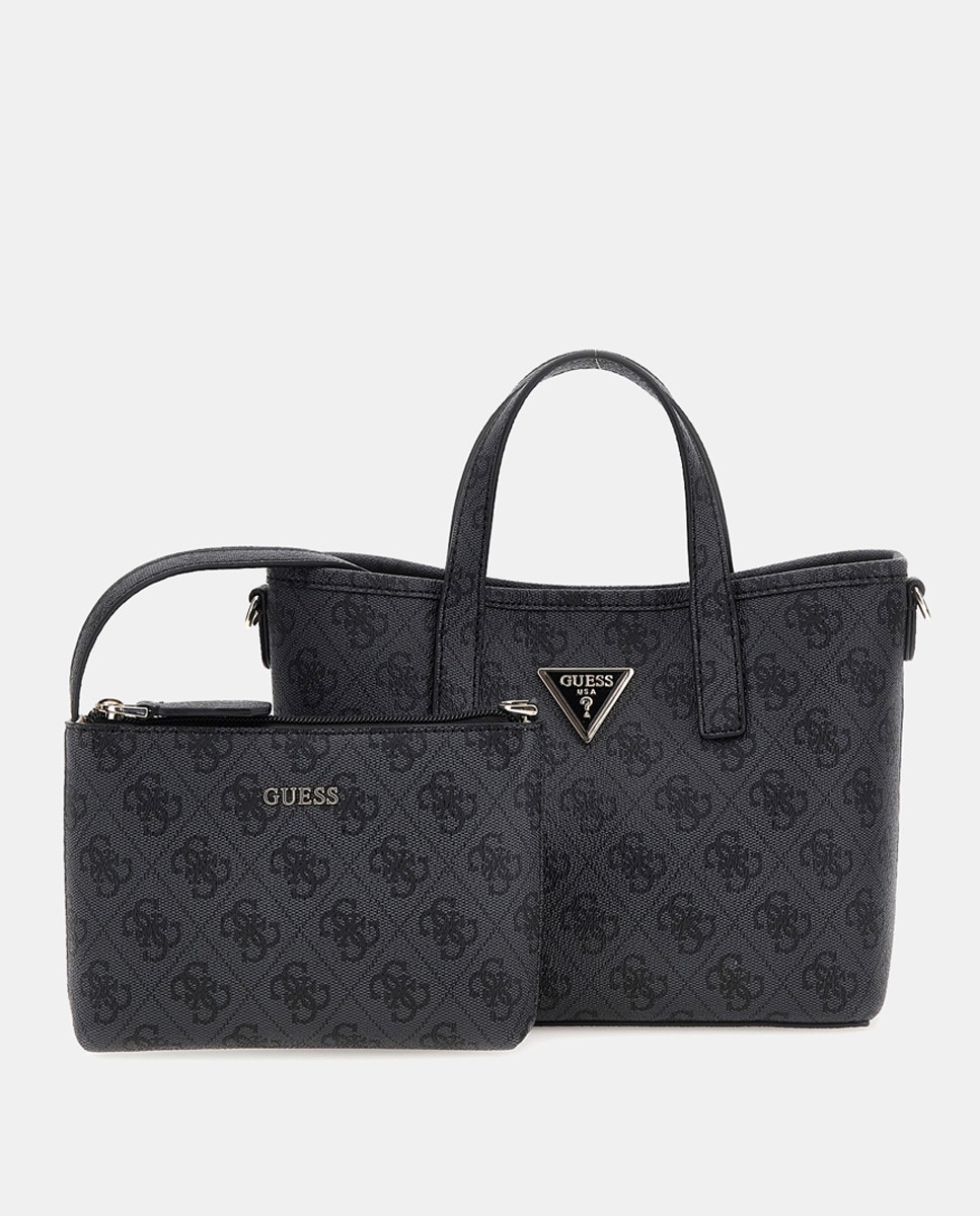 Mini Mala Tipo Tote Modelo Latona com Logótipo 4G Preto-1