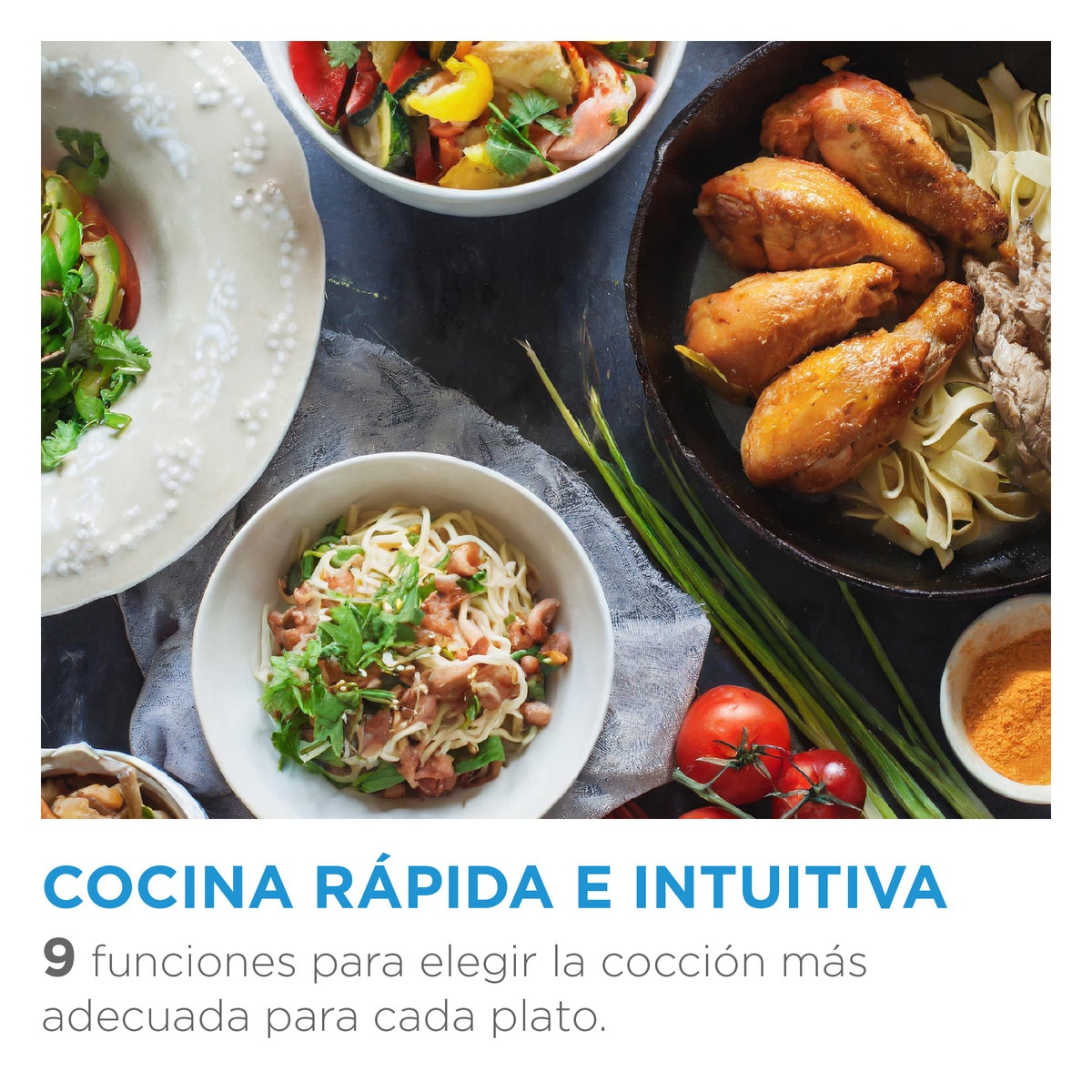 Horno multifunción Midea con función descongelar - MCO6070MMAJ Negro/Inox-4