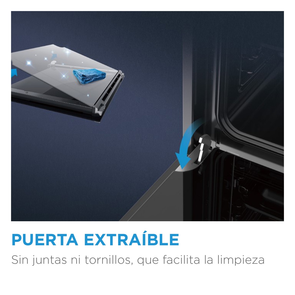 Horno multifunción Midea con función descongelar - MCO6070MMAJ Negro/Inox-3