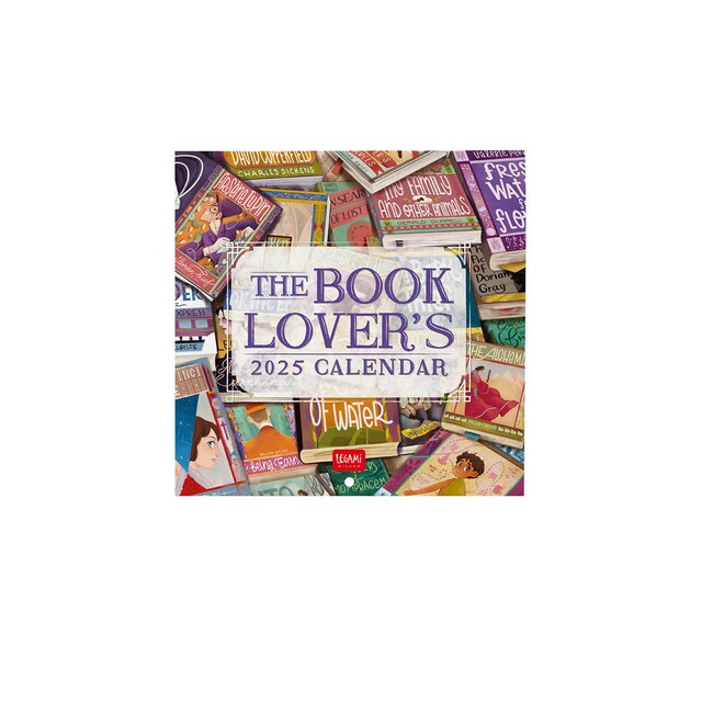 Imagem 0 de Calendário 2025 parede mês vista Booklovers Legami multilingue