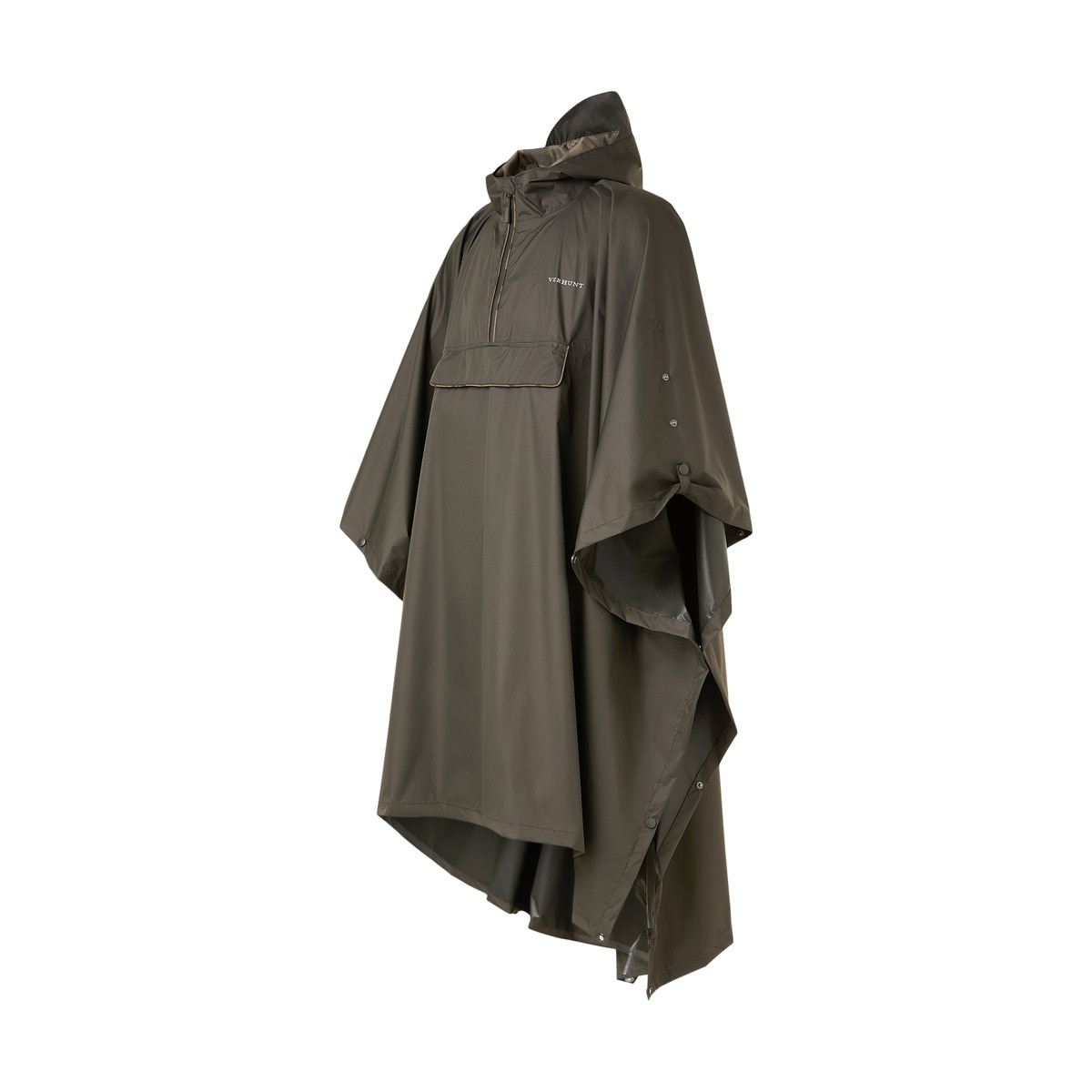 Poncho de Homem Verde-escuro-4
